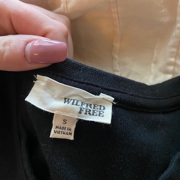 Wilfred Free Black Bodycon Dress - Picture 3 of 4